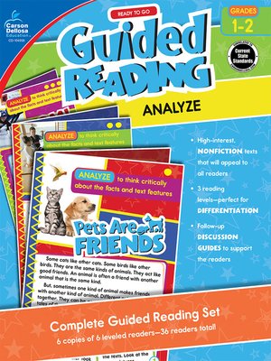 cover image of Ready to Go Guided Reading: Analyze, Grades 1-2